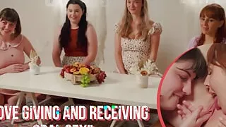 Ersties - Lesbian Foursome Enjoy Hot Oral Sex