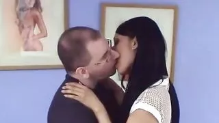 Math professor fucks Middle Eastern student from behind in hotel room