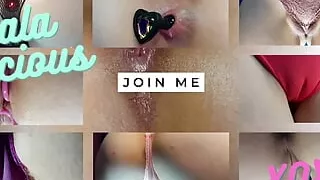 Lala Licious Ass Playing with Saphire Blue Full