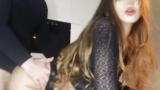 For Dinner She got a Facial in the Kitchen