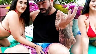 Sharing My Big Titty PAWG Wife with my Big Dick Friend - Nia Bleu