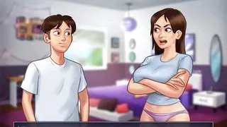 Summertime saga: stepsister wants her stepbrother to do a cam show with her ep 97