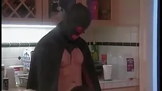 Hot MILF gets banged on the kitchen counter