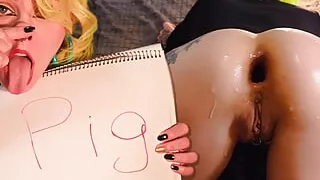 Who Am I? Extreme Anal Fisting with Prolapse and Piss