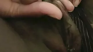 I'm playing with my big clit. it doesn't ask to be sucked.