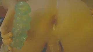 Butthole having fun  while getting stuffed 2