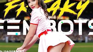 Sex Robot Veronica Church Teaches Inexperienced Boy How To Make It To Third Base - Freaky Fembots