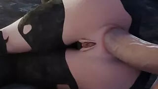 Wildeer Studio & Saveass Hard anal sex delicious hot big ass swallowing huge cock in her tight anus intense sex sweet pleasure