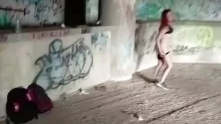 Perverted man chases me and shows me his penis, I couldn't resist the excitement he caused me