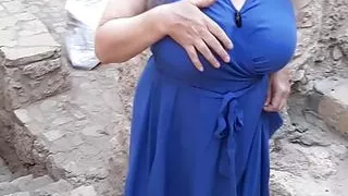 Hottest busty milf ever fuck by BBC dildo in black stockings and sexy lingerie after striptease