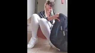 Public in the stairwell