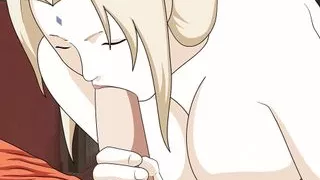 Tsunade Gives Naruto a Deep Blowjob (Hentai)
