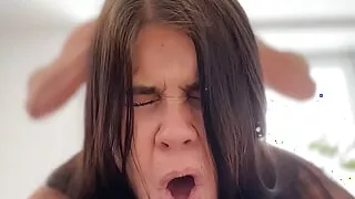 Schoolgirl Takes in Mouth After ANAL