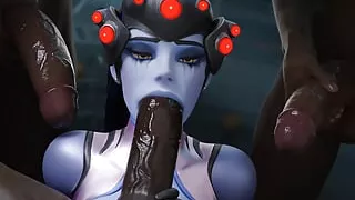 Aphy3d & dzooworks Hot intense sex tasty orgy sweet intense pleasure big ass thirsty for many cocks intense hard sex hot ass