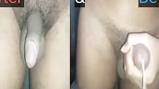 The small penis is now how big the sperm comes out