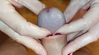 The Most Amazing Glans Polishing Handjob You've Ever Seen! (Milking-time)