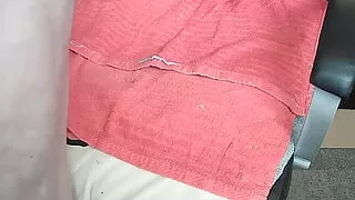 Jerking off with a plug, bottle and banana in the ass