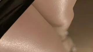 My hot legs in shiny pantyhose layers and heels.