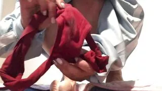 Cute girl masturbating alone with adult toys.