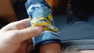 condom socks jerk