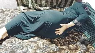 Sister-in-law was moving her hand on her ass, brother-in-law saw it and left it.