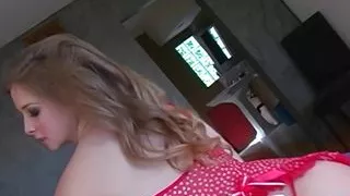 Sweet tight and wet! Horny teen gets her slit stuffed by her stepdad!