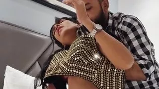 Mature Indian Aunty Teaching Her Young Lover How to Do Sex