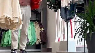 Naked shopping by H&M Beijing