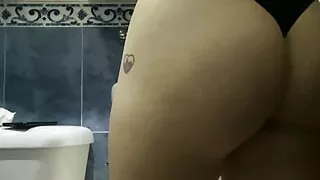 I hide in my stepsister's bathroom