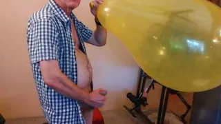 98) More Slow Q24 Balloon Inflation and Jerk Off Fun