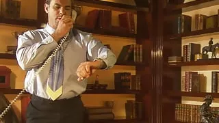 Fabulous MILF seduces her boss before fucking with him in the office