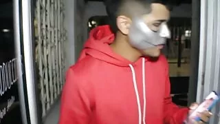 I Fuck My Stepsister's Pussy on a Halloween Night in the Haunted House - Porn in Spanish