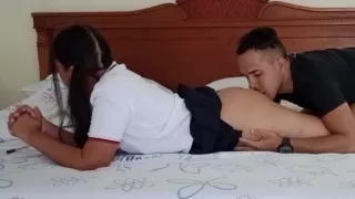 Estudiante Morena Latina Culona Es Follada Por Su Profesor De Matematicas