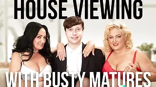 House Viewing with Busty Matures and Young Student