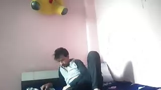 Boy masturbating hard
