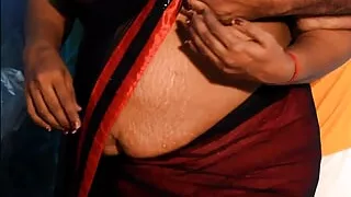 ApsaraMaami - HouseMaid - Exposing Hot Boobs and Navel Show