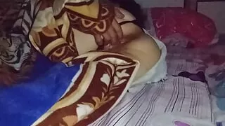 Sharing a bed with horny stepson ends in an unexpected creampie