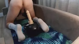 riding that dildo