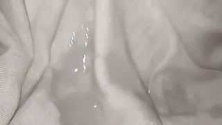 Playing with my cum