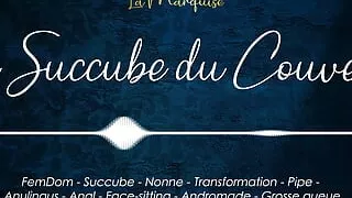 French Audio Porn: The Slutty nun Succubus drains your Balls to Punish you