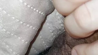 Step mom cheating husband by handjob step son dick