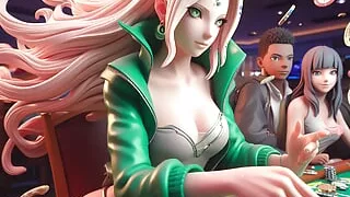 Tsunade and Madara Love Moment