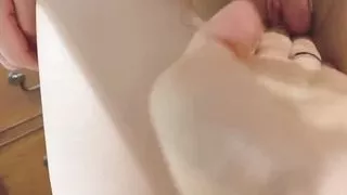 It's really nice to have sex with my wife's friend, pink pussy, pink butt hole too