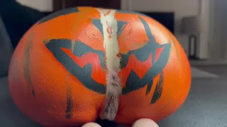 Happy Halloween Pumpkin Ass Painting