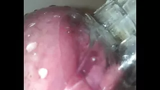 I Accidentally Pissed Inside My Pussy Pump, with Hardcore 9 Inch Dildo Fuck