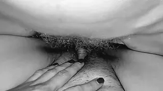 Real amateur Munichgold is fucked in her butterfly pussy with long labia and hot blowjob 2 cumshots for you