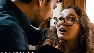 PURE TABOO Innocent Schoolgirl Leana Lovings Tries To Seduce Menacing Professor Into Sex