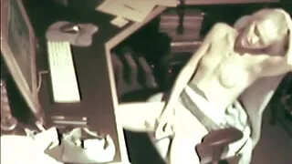 ot Blonde Masturbating using Dildo Closeup