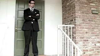 Brunette bitch with big boobs gets fucked by fit stud and takes facial