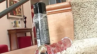 Huge dick dude loves to blow a huge facial load on sexy asian slut after fucking